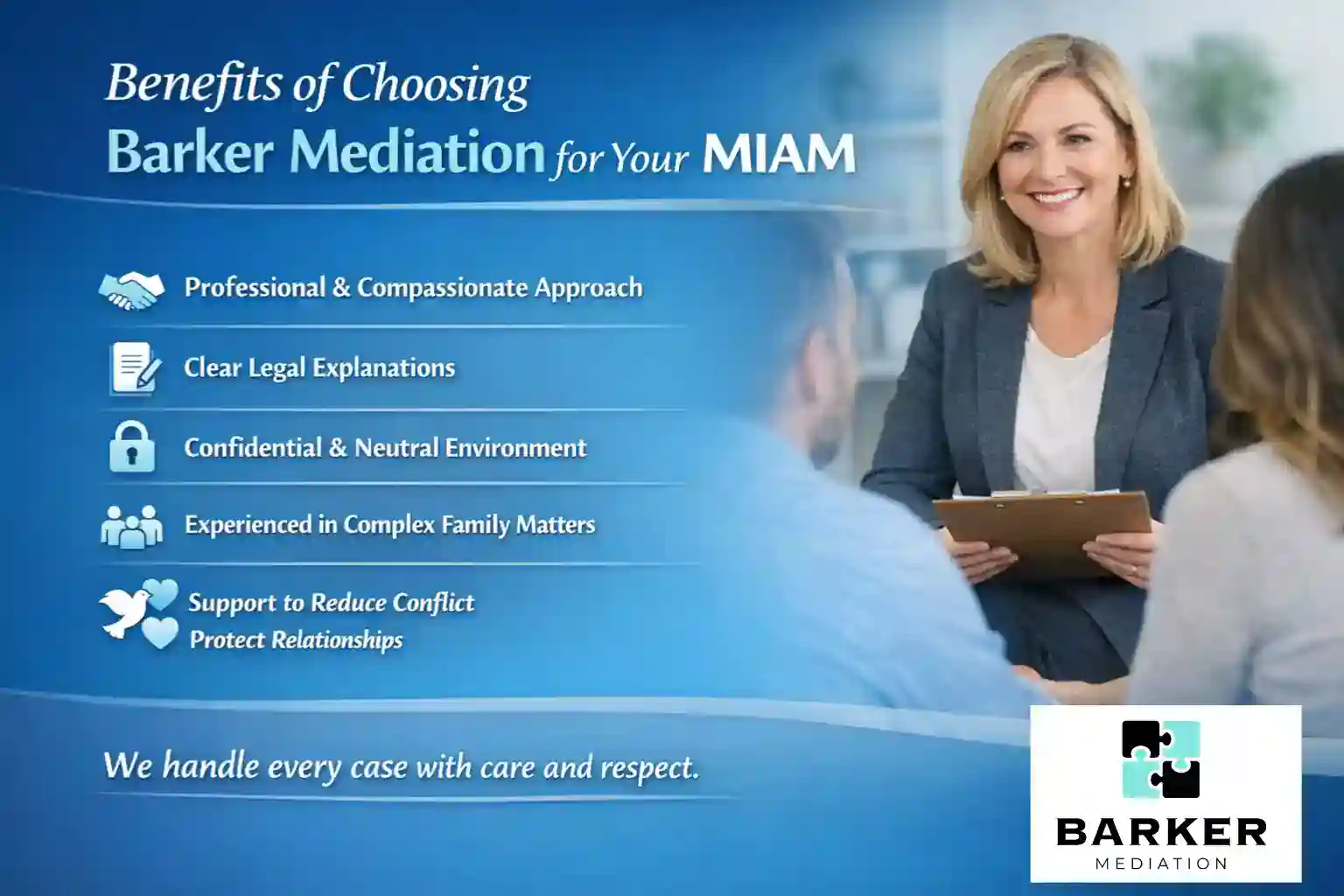 Benefits of Choosing Barker Mediation for Your MIAM Kettering